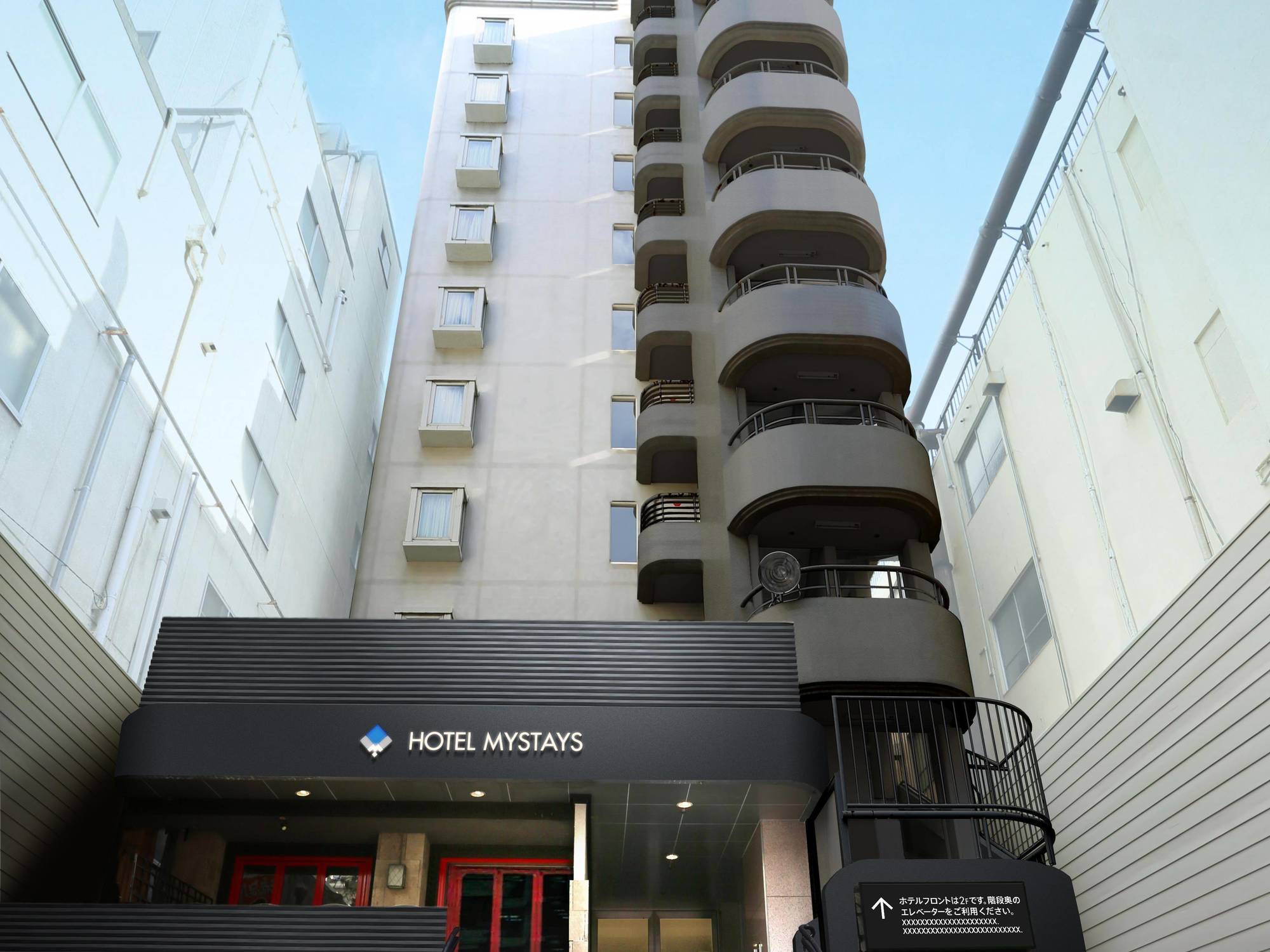 Hotel Mystays Shinsaibashi Osaka Exterior foto